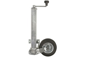 Stödhjul gummi runt, 250 kg, 60 mm (automatiskt)
